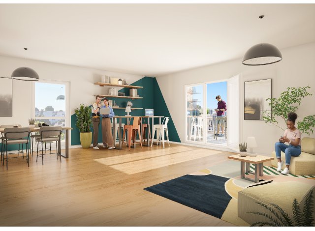Logement neuf Tours : Urbanéo Giraudeau