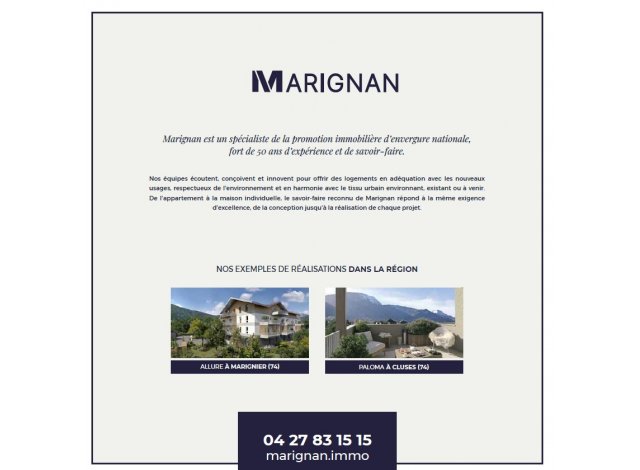 Programme immobilier neuf appart La Roche-sur-Foron