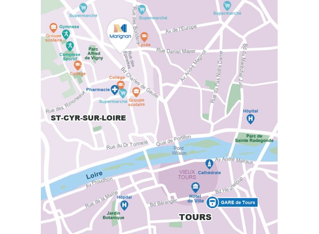 Investir loi Pinel à Saint-Cyr-sur-Loire