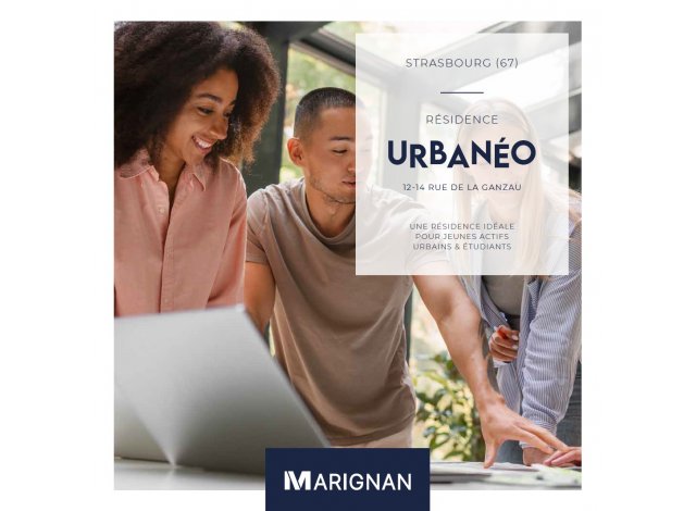 Urbanéo Rue de la Ganzau programme neuf Strasbourg