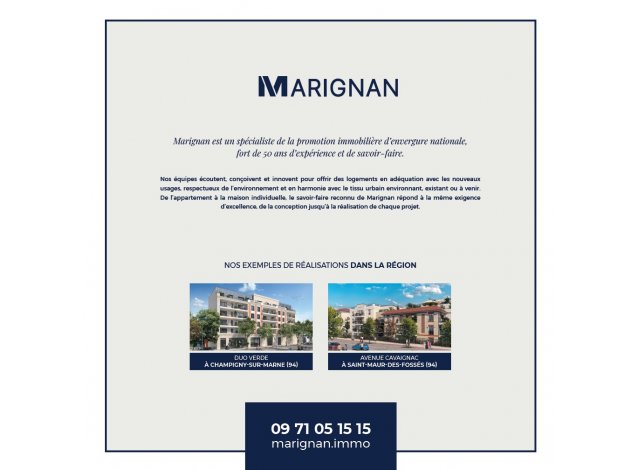 Programme immobilier neuf appart Choisy-le-Roi