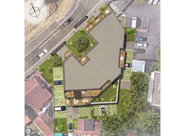 LES TERRASSES D'ANATOLE programme neuf Cenon