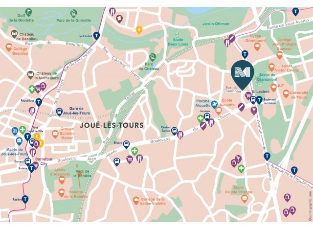 Programme immobilier neuf appart Joué-lès-Tours