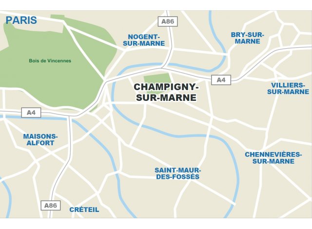 Programme immobilier neuf appart Champigny-sur-Marne