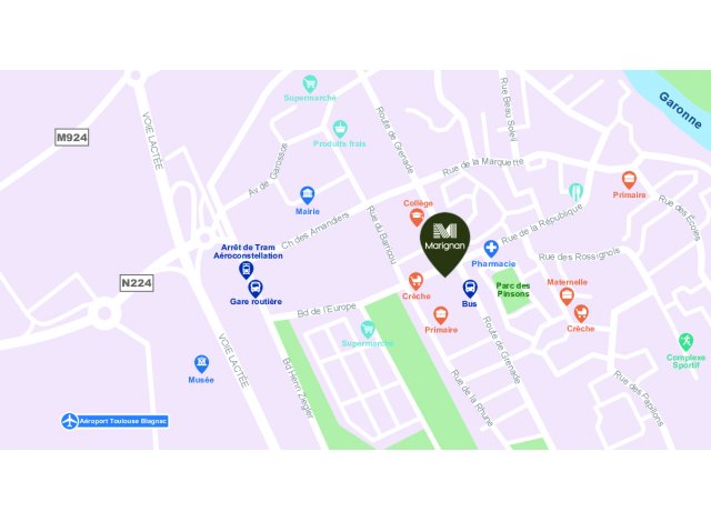 Appartement neuf à Beauzelle