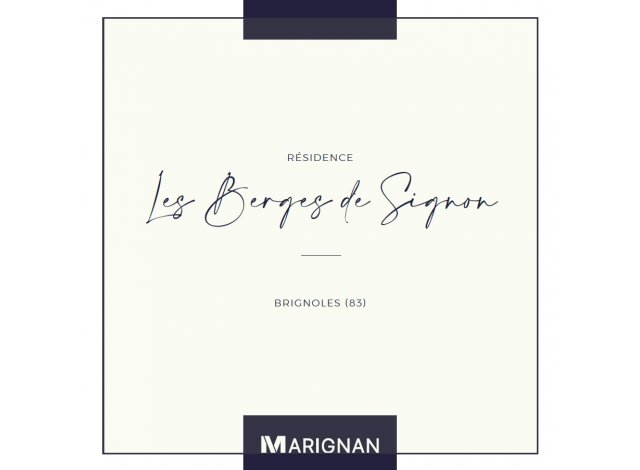 Programme immobilier neuf appart Brignoles