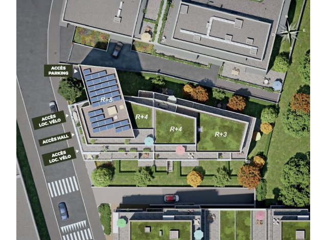 Programme neuf Échirolles : Côté Parcs