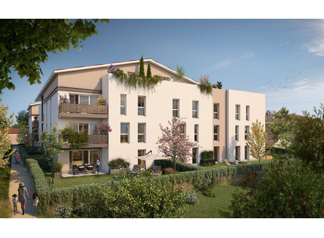 Investissement locatif en Rhne-Alpes : programme immobilier neuf pour investir Secret Garden  Simandres