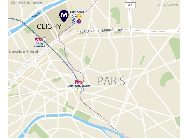 Programme immobilier neuf appart Clichy