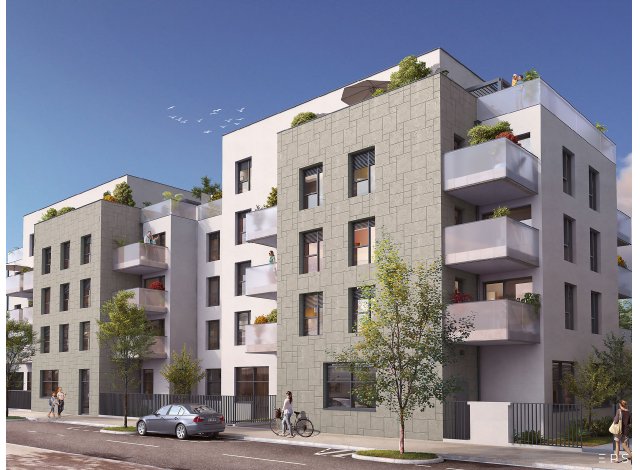 Appartements et maisons neuves éco-habitat Esprit Lumière à Lyon 8ème