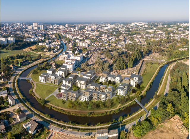 Programme immobilier neuf éco-habitat Plaisance - le Village Saint Martin à Rennes