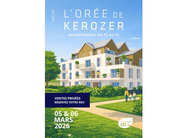 Programme neuf L'Oree de Kerozer &agrave; Saint-Ave