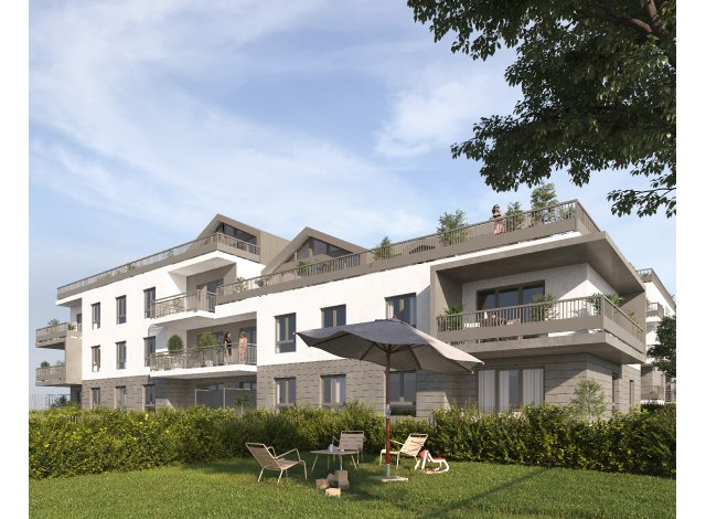 Investissement locatif en Savoie 73 : programme immobilier neuf pour investir Alpine Riviera  Aix-les-Bains