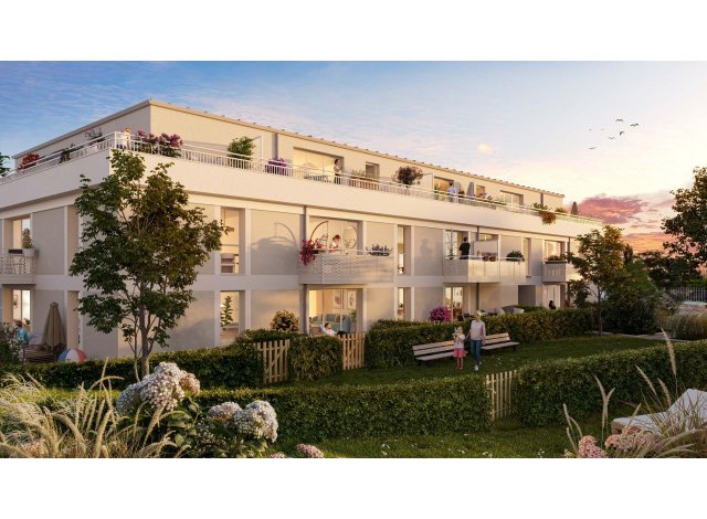 Programme immobilier neuf �co-habitat La R&eacute;sidence des Oyats � Merville-Franceville-Plage