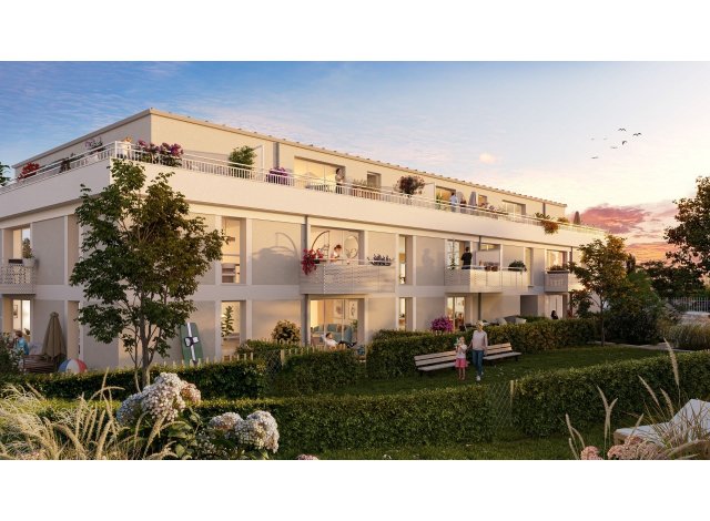 Programme immobilier neuf �co-habitat La R&eacute;sidence des Oyats � Merville-Franceville-Plage