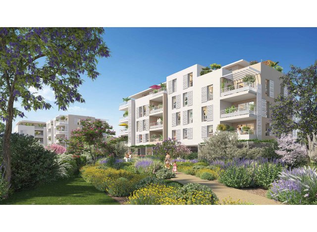 Programme immobilier neuf éco-habitat Les Sensorielles - Nue Propriété à Hyères