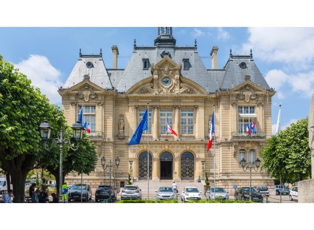 Investissement locatif dans les Hauts de Seine 92 : programme immobilier neuf pour investir Contempor'Elles  Suresnes