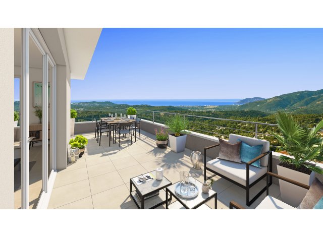 Programme immobilier neuf éco-habitat Roses Marine - Domaine Privé à Grasse