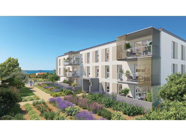 Investissement locatif en Paca : programme immobilier neuf pour investir Domaine Bleu Nature à Port-de-Bouc