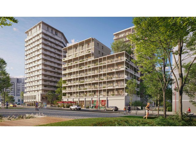Investissement locatif dans le Val de Marne 94 : programme immobilier neuf pour investir Nouveau Regard  Villejuif