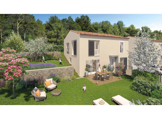 Investissement locatif dans les Bouches-du-Rhône 13 : programme immobilier neuf pour investir Belvédère Sainte Victoire à Rousset
