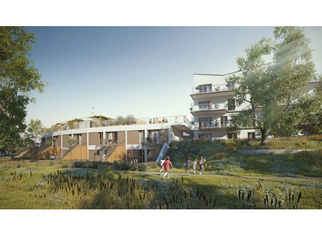 Appartements et maisons neuves éco-habitat La Gourmette à Saint-Herblain