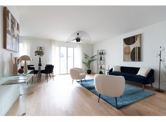 Investissement locatif dans les Hauts de Seine 92 : programme immobilier neuf pour investir Opale  Clichy