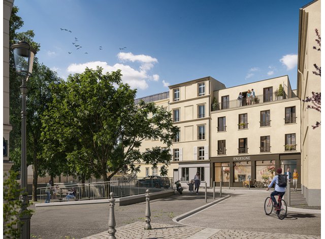 Programme immobilier neuf co-habitat Les Jardins de Galleron  Paris 20ème