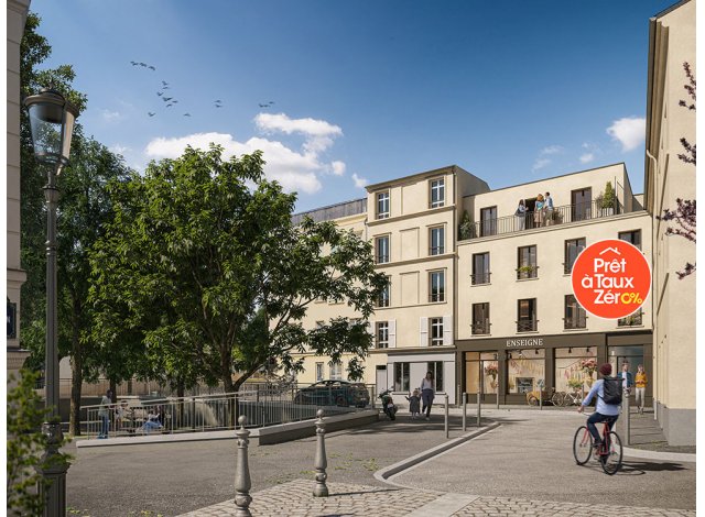 Programme immobilier neuf �co-habitat Les Jardins de Galleron � Paris 20&egrave;me