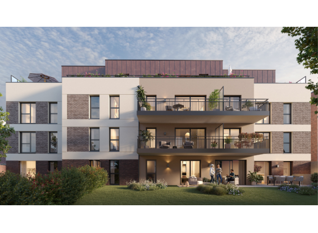 Immobilier neuf éco-habitat 22 Pouchet à Rouen