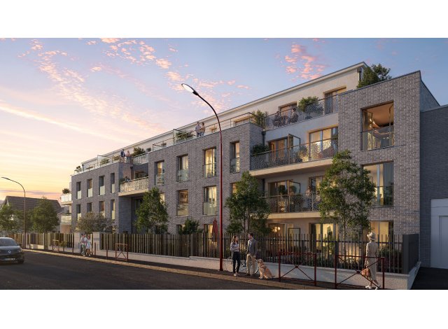 Programme immobilier neuf �co-habitat Aurore � Bezons
