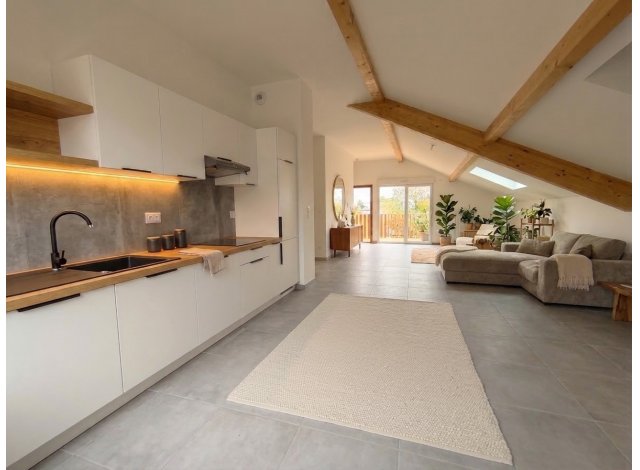 Immobilier neuf �co-habitat Jardin des Sens � Annecy