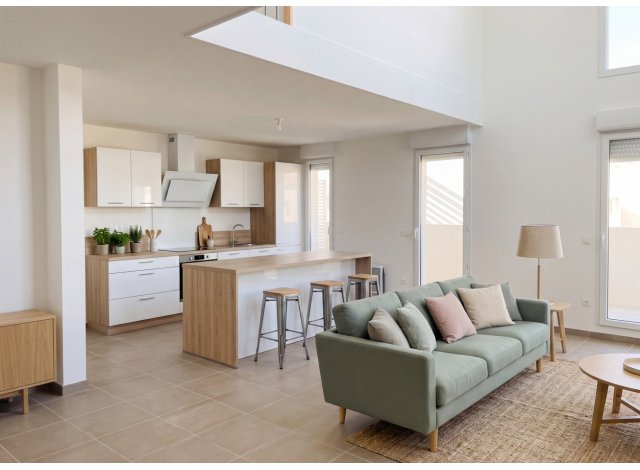 Immobilier neuf �co-habitat Parc des Arts � Marseille 9&egrave;me