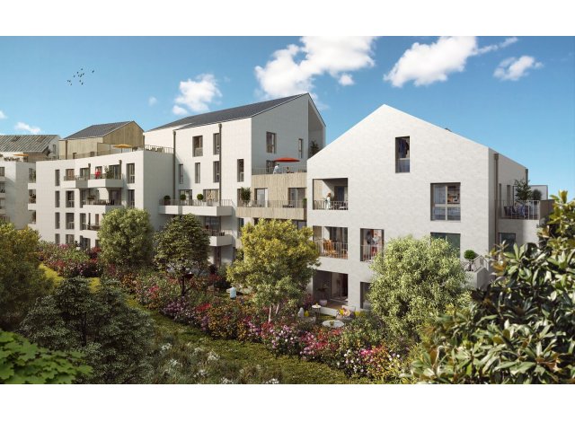 Programme immobilier neuf éco-habitat Résidences des Dames - Adèle et Constance à Caen