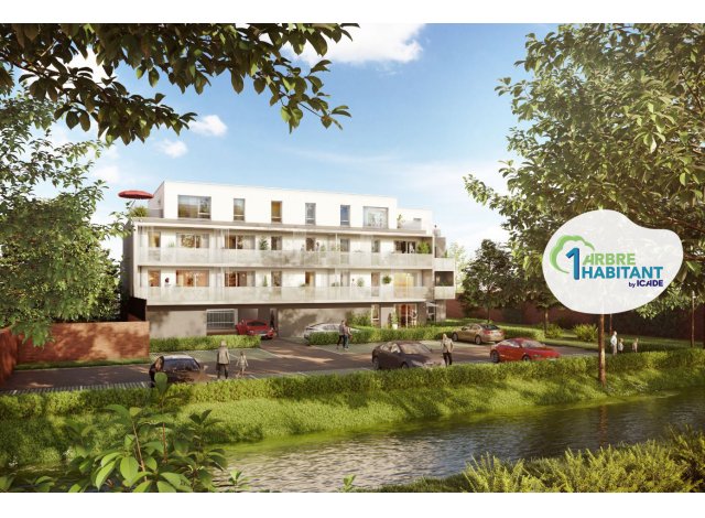 Appartements et maisons neuves éco-habitat Rive d'O à Villeneuve-d'Ascq