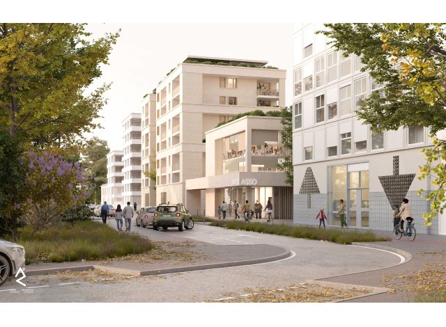 Programme immobilier neuf �co-habitat Coeur Rive Droite � Bordeaux