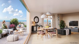 Programme neuf C&ocirc;t&eacute; Montessuy &agrave; Caluire-et-Cuire