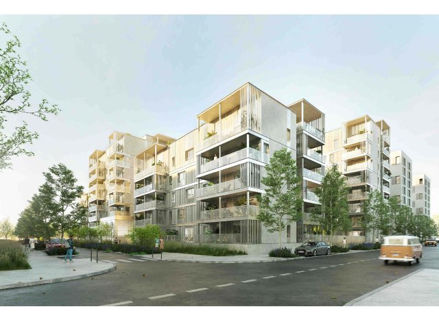 Appartements et maisons neuves éco-habitat Pure-Parilly à Vénissieux