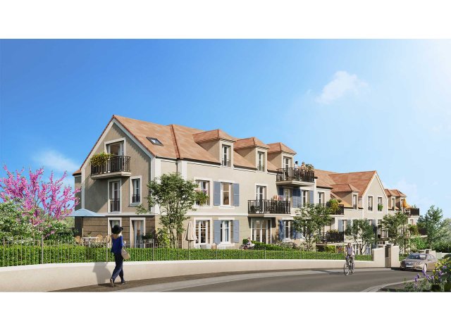 Investissement locatif dans le Val d'Oise 95 : programme immobilier neuf pour investir Le Clos des Peupliers à Saint-Witz