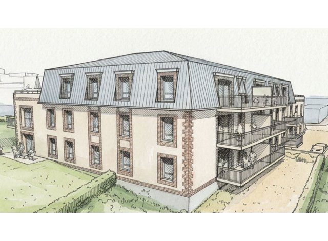 Programme immobilier neuf �co-habitat Les C&ocirc;teaux de l'Epinay � Touques