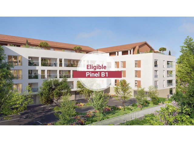 Investissement locatif en France : programme immobilier neuf pour investir Les Terrasses du Mail à Bourg-en-Bresse