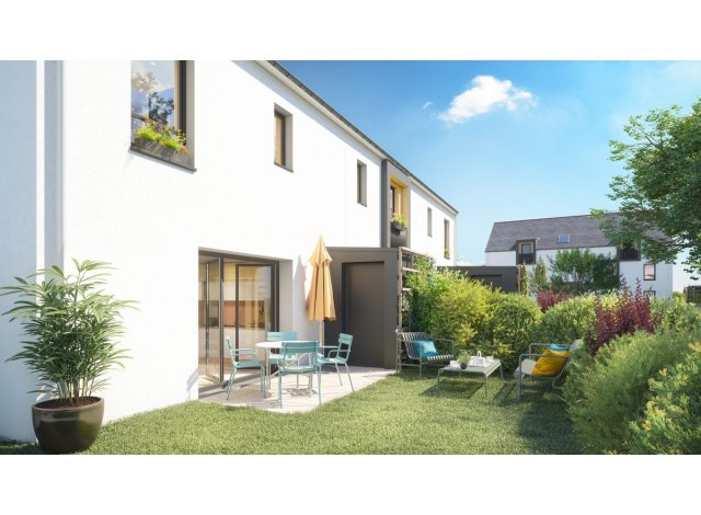 Investissement locatif en Loire Atlantique 44 : programme immobilier neuf pour investir Le Clos Saint-Armel  Guérande