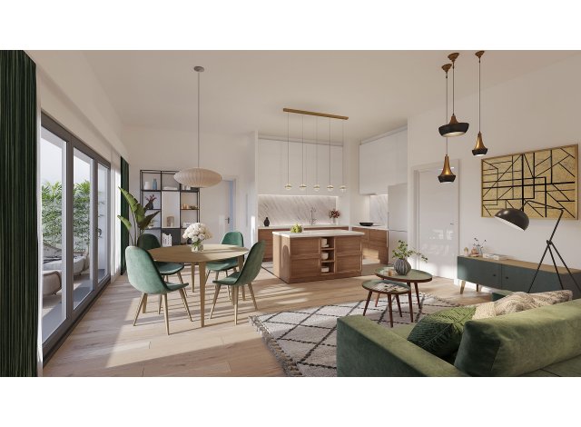 Programme immobilier neuf �co-habitat L'Or&eacute;e du Square � Limeil-Br&eacute;vannes