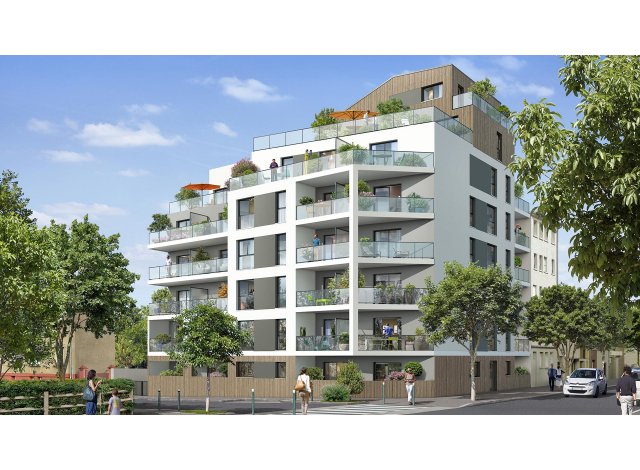 Programme immobilier neuf éco-habitat Le Clos des Arts à Rennes