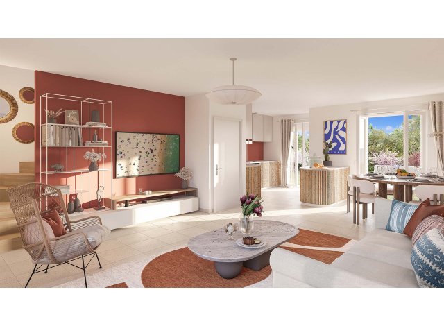 Investissement locatif en Basse-Normandie : programme immobilier neuf pour investir Le Domaine de la Croix Saint-Gilles � Saint-Pair-sur-Mer