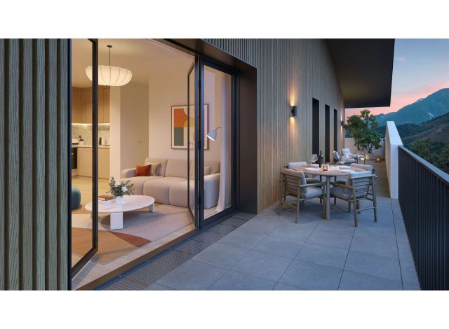 Programme immobilier neuf �co-habitat Symbiose � Faverges Seythenex