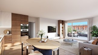 Eco habitat programme Les Terrasses du Parc Armenti&egrave;res