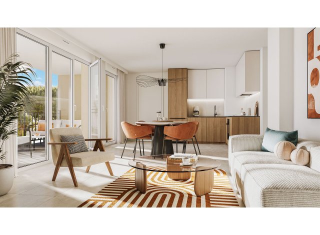 Investissement locatif � Cabries : programme immobilier neuf pour investir Le Domaine de la F&eacute;e � Draguignan
