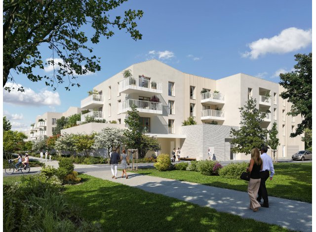 Investissement locatif en Seine et Marne 77 : programme immobilier neuf pour investir Qadence  Lieusaint