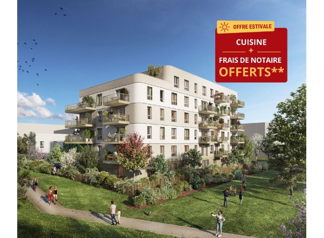 Investissement locatif en Basse-Normandie : programme immobilier neuf pour investir Le Parc des Orchid&eacute;es � Fleury-sur-Orne